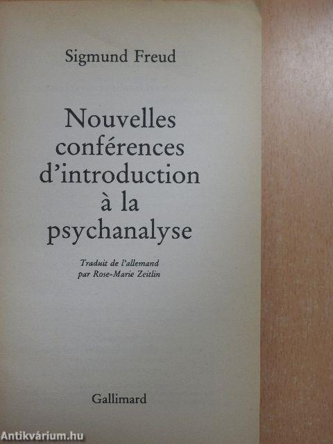 Nouvelles conférences d'introduction á la psychanalyse