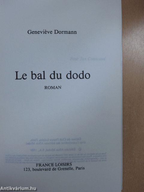 Le bal du dodo