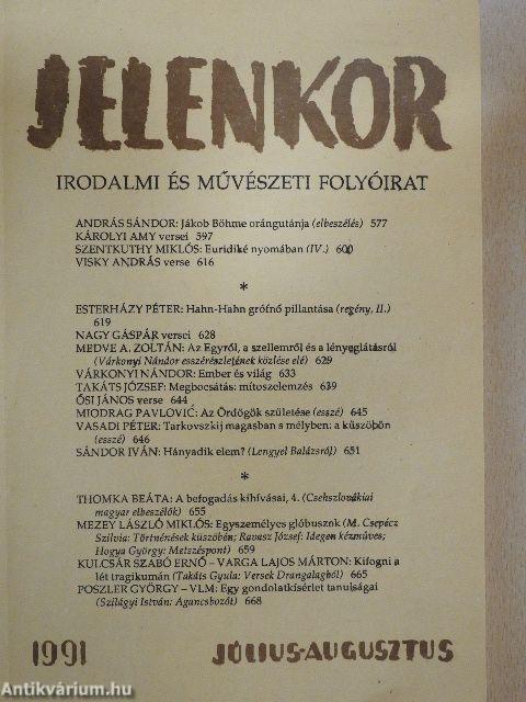 Jelenkor 1991. július-augusztus