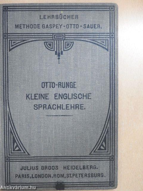 Kleine Englische Sprachlehre (gótbetűs)