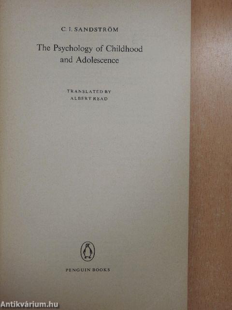 The Psychology of Childhood and Adolescence