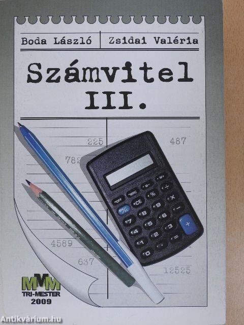 Számvitel III. 