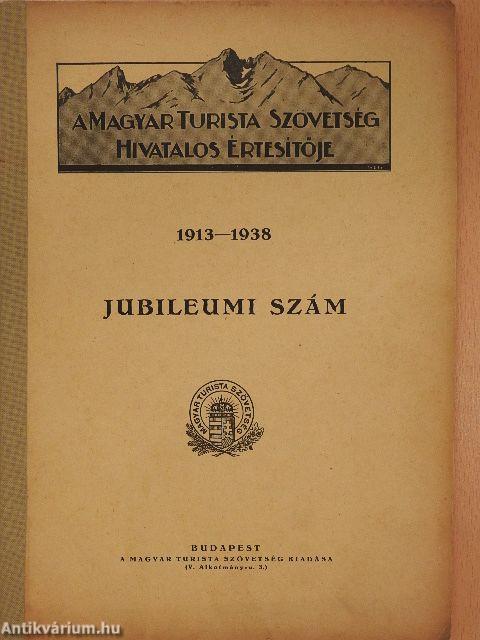 A Magyar Turista Szövetség hivatalos értesítője 1938. december 15.