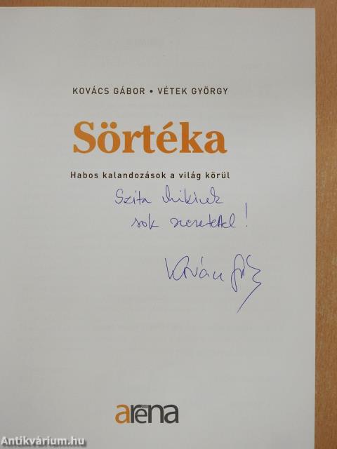 Sörtéka (dedikált példány)