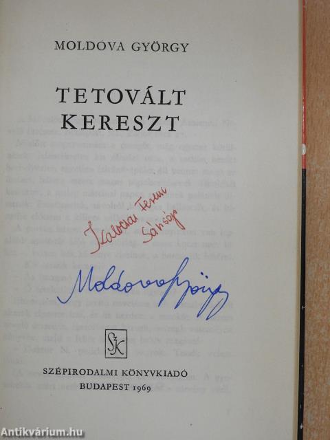 Tetovált kereszt (aláírt példány)