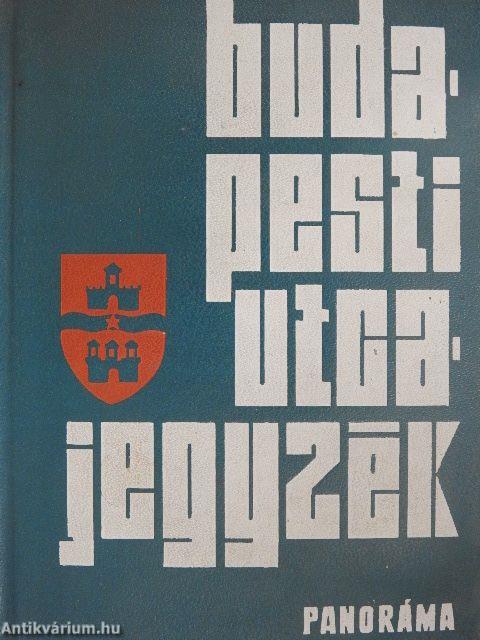 Budapesti utcajegyzék 1974