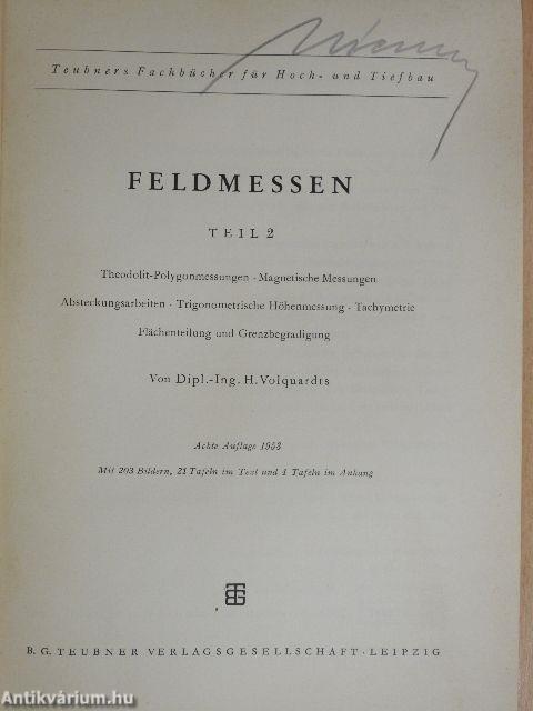 Feldmessen 2.