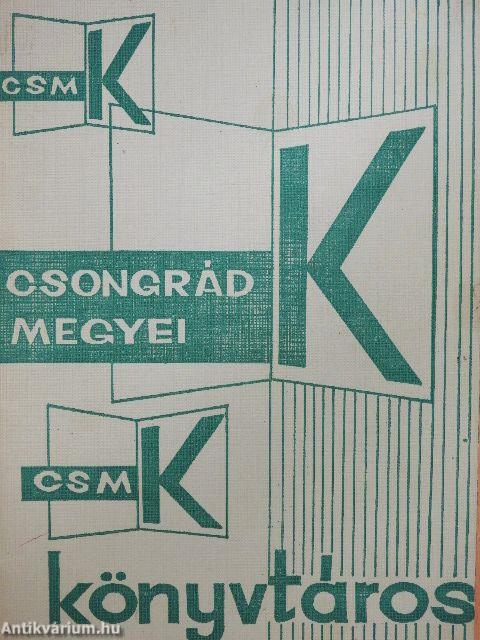 Csongrád megyei könyvtáros 1971. március