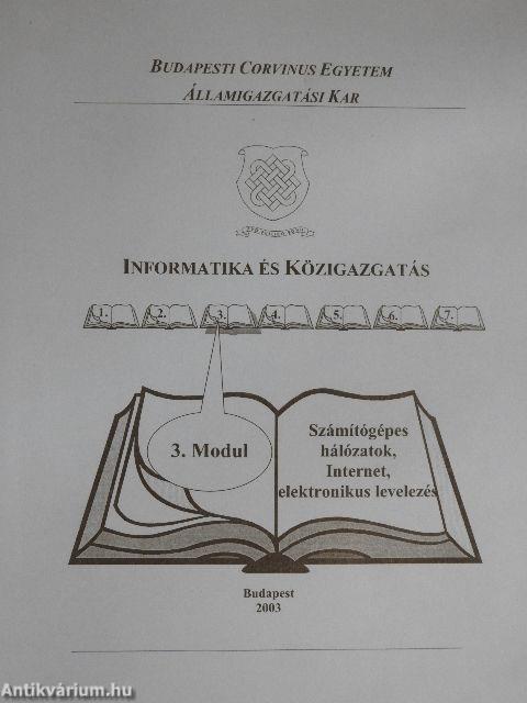 Informatika és közigazgatás 3. modul