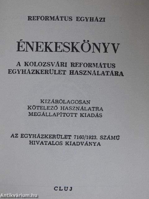 Református egyházi énekeskönyv