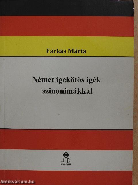 Német igekötős igék szinonimákkal