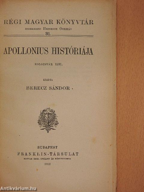 Apollonius históriája