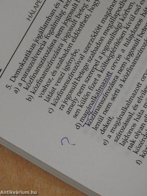 Jelentés az orvosi hálapénzről