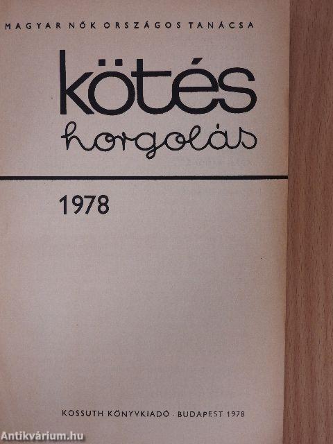 Kötés-horgolás 1978