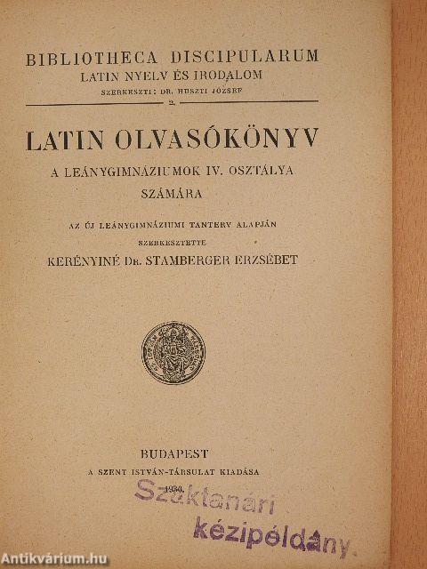 Latin olvasókönyv