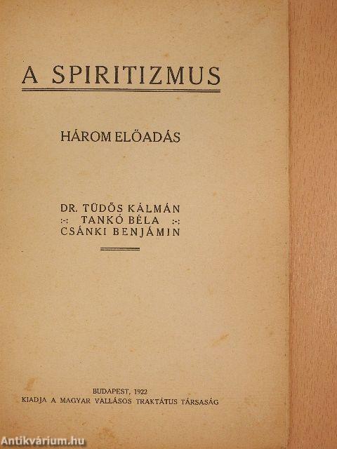 A spiritizmus