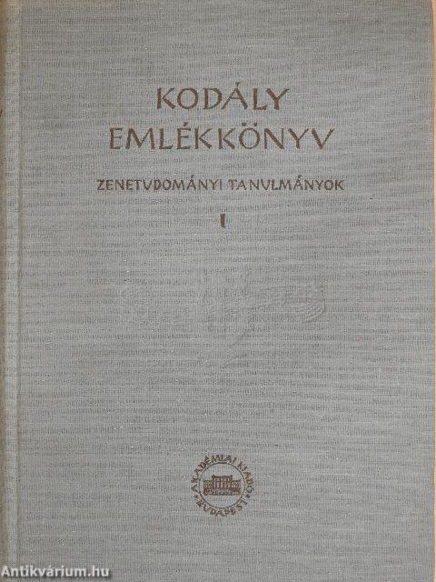 Kodály emlékkönyv