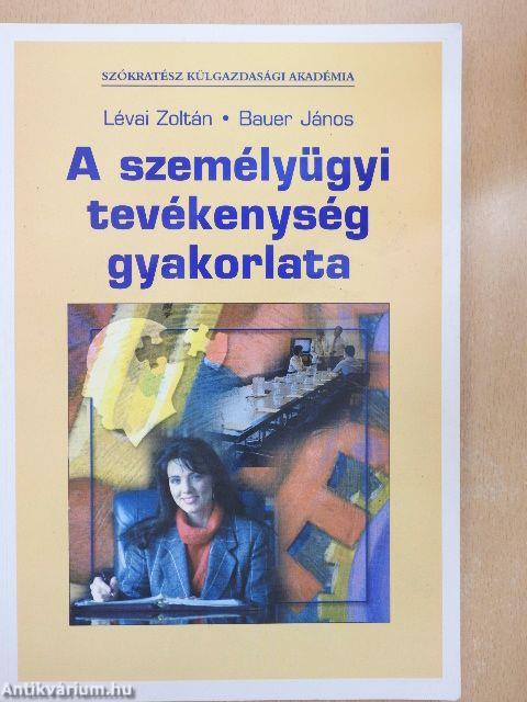 A személyügyi tevékenység gyakorlata