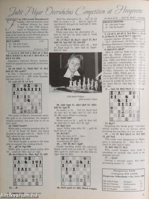 Chess Life january-december 1999.