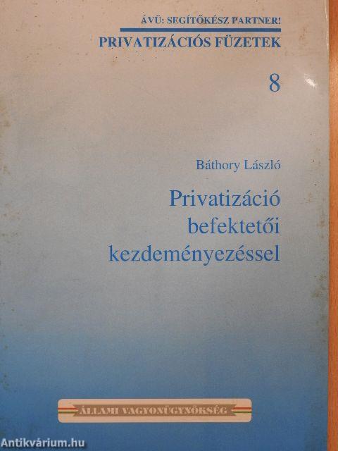 Privatizáció befektetői kezdeményezéssel