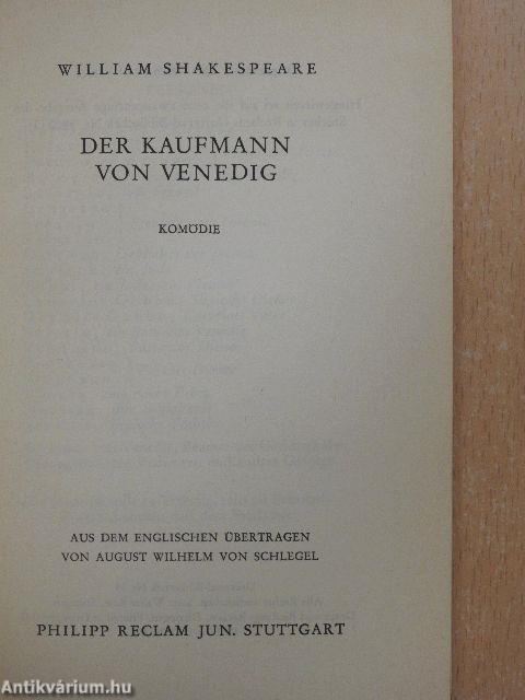 Der Kaufmann von Venedig