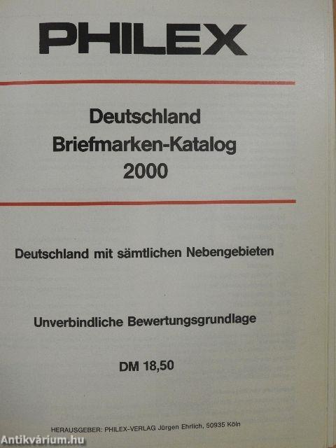 Philex Deutschland Briefmarken-Katalog 2000