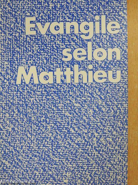 Evangile selon Matthieu