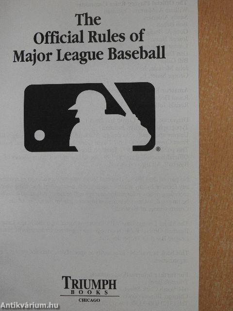 The Official Rules of Major League Baseball