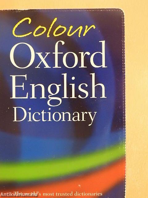 Colour Oxford English Dictionary