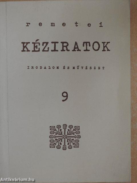 Remetei kéziratok 1993/2.