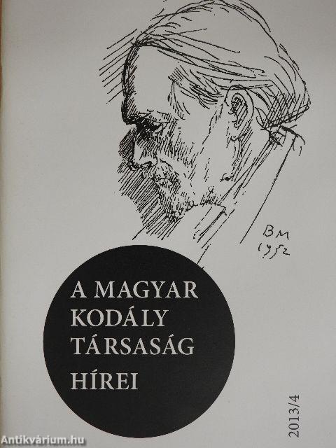A Magyar Kodály Társaság Hírei 2013/4.