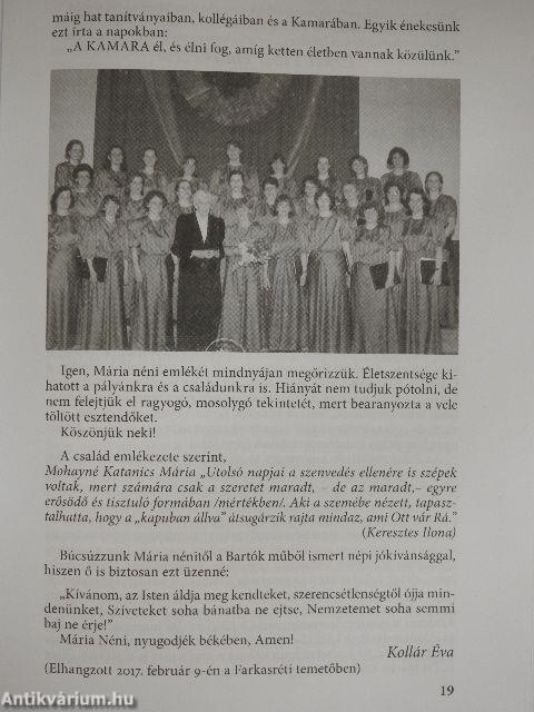 A Magyar Kodály Társaság Hírei 2017/1.