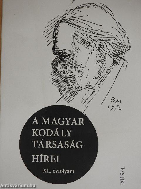 A Magyar Kodály Társaság Hírei 2019/4.