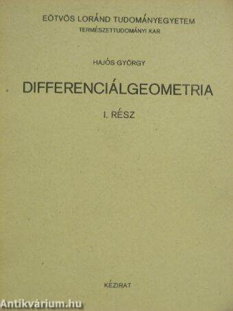 Differenciálgeometria I.