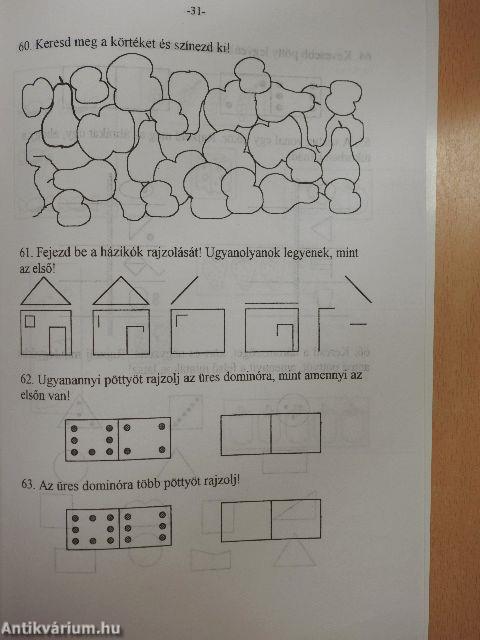 Iskolaelőkészítő feladatok matematikából