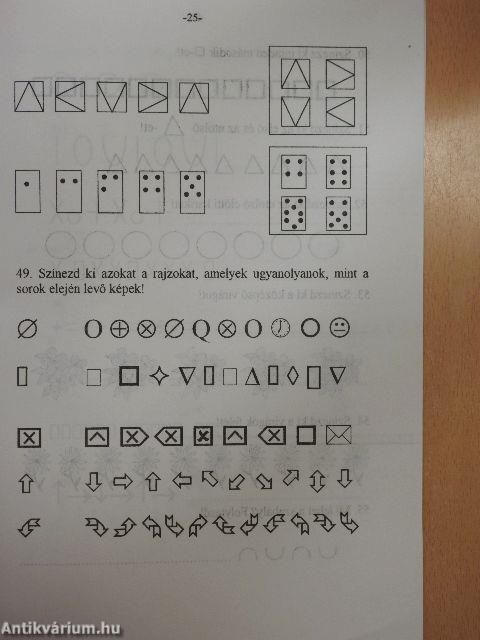 Iskolaelőkészítő feladatok matematikából