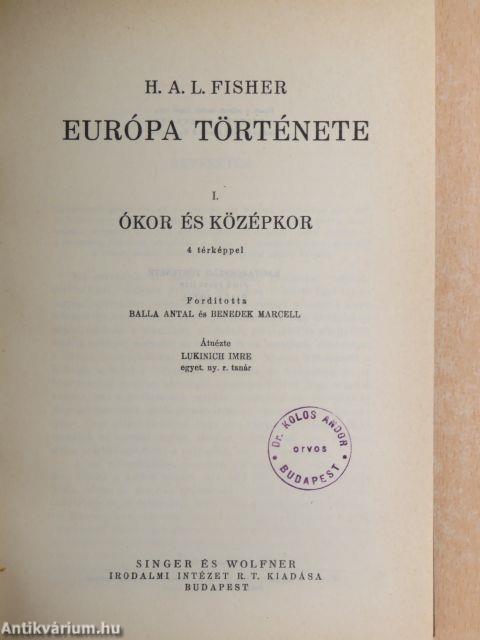 Európa története I-III.