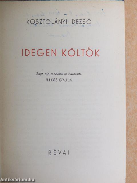 Idegen költők