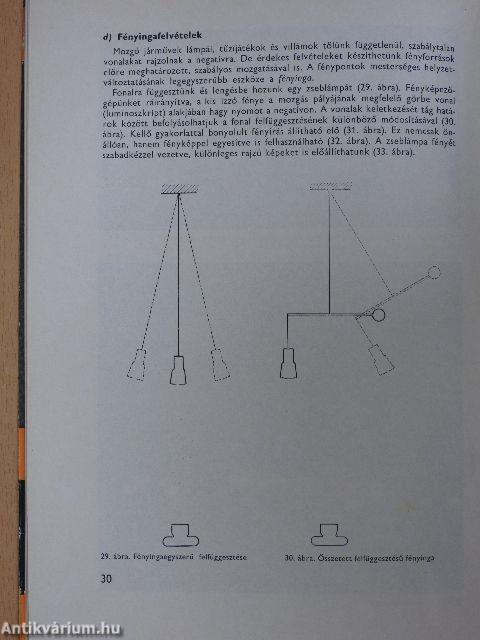 Fototrükkök, felvételi fogások