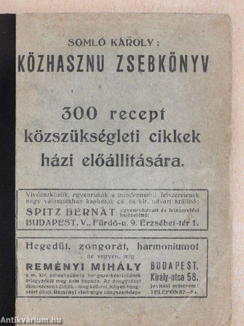 Közhasznu zsebkönyv