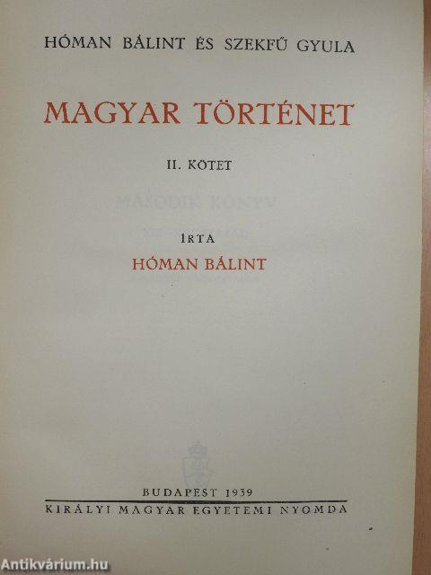 Magyar történet II.