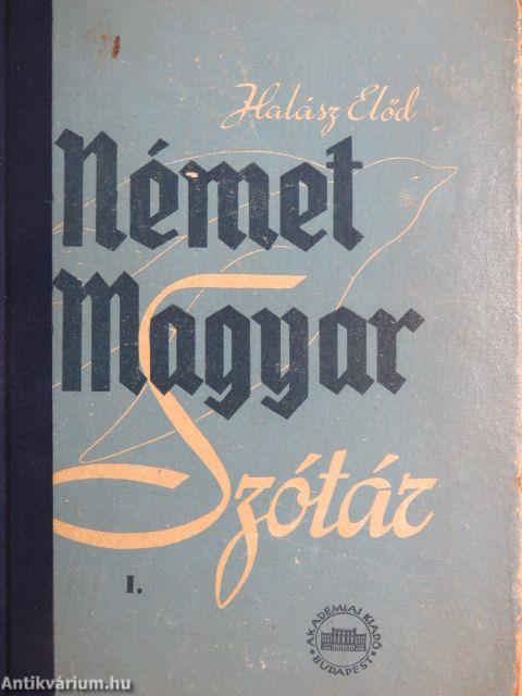 Német-magyar szótár I-II.