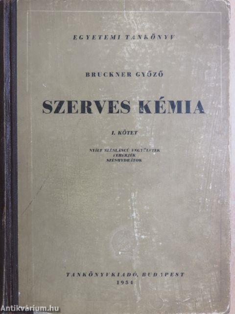 Szerves kémia I.