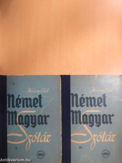 Német-magyar szótár I-II.