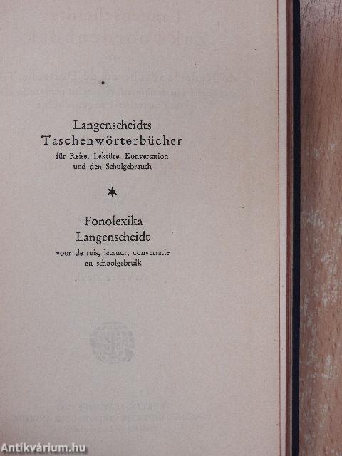 Langenscheidts Taschenwörterbuch der niederländischen und deutschen Sprache I.