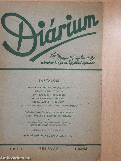 Diárium 1948. január-december