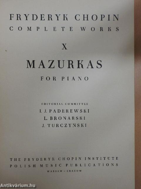 Mazurkas for Piano