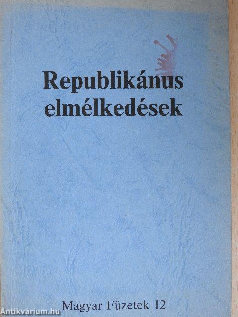 Republikánus elmélkedések