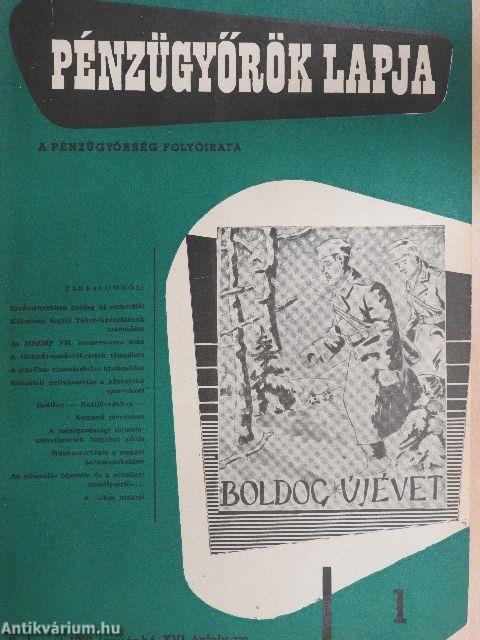 Pénzügyőrök Lapja 1960-61. január-december