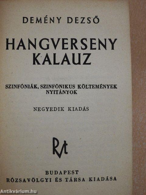 Hangverseny kalauz I-II.